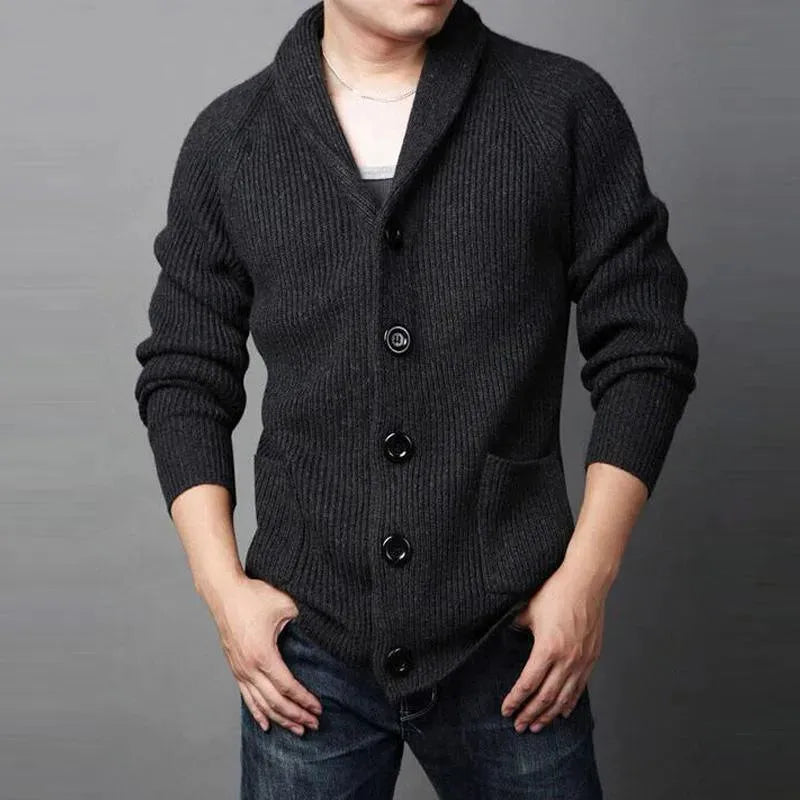 Keep Me Warm Men Cardigan - Cardigan Sweater - LeStyleParfait