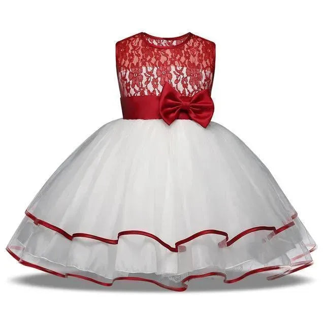 Lace Floral Girl Dress - Girls Dresses - LeStyleParfait