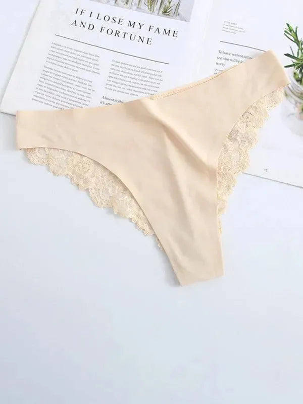 LeStyleParfait Women's Underwear Underwear Slips Plain-Solid-Panties