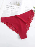 LeStyleParfait Women's Underwear Underwear Slips Plain-Solid-Panties