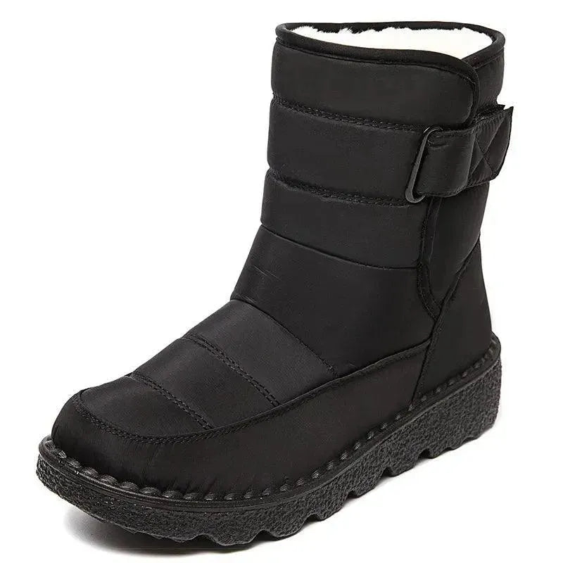 Ladies Slip-On Waterproof Winter Boots - Snow Boots - LeStyleParfait