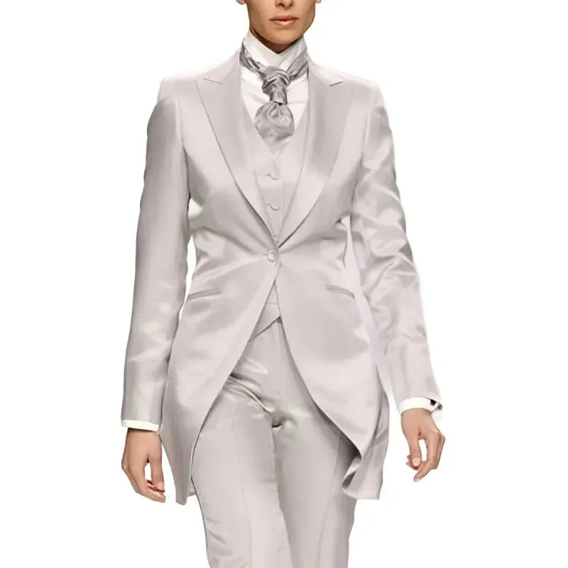 Ladies Wedding Tuxedo Suit - Tuxedo Suit - LeStyleParfait