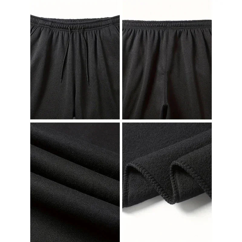 Laid-Back And Sporty Men Jogger Sweatpants - Mid Rise Soft Feel