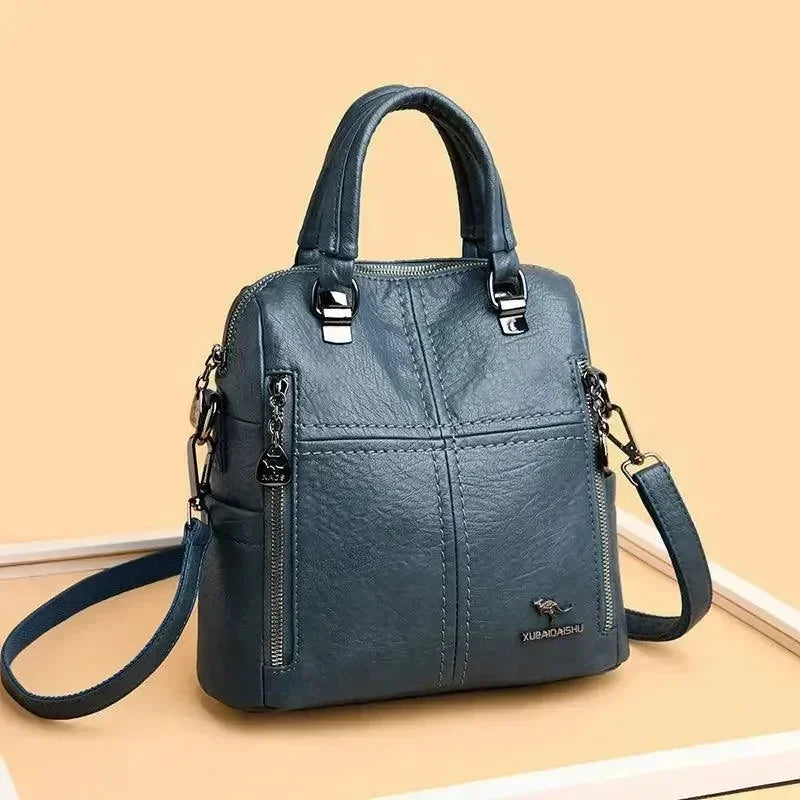 Leather Women's Travel School Backpack - Backpack - LeStyleParfait