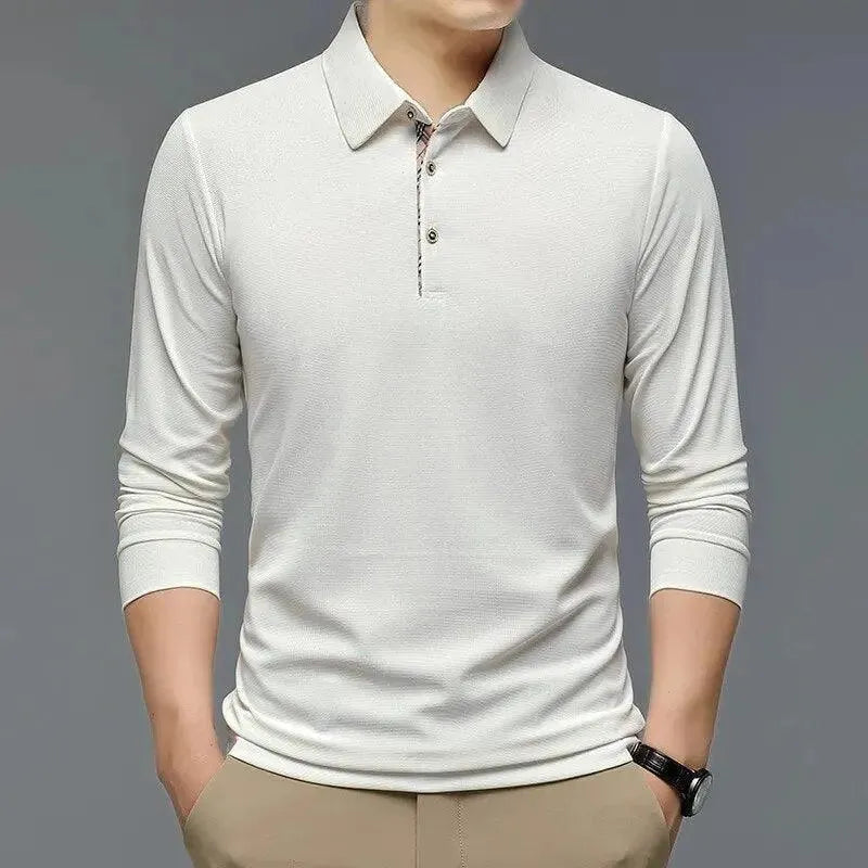 Long Sleeves Polo Shirt for Men - Polo Shirt - LeStyleParfait
