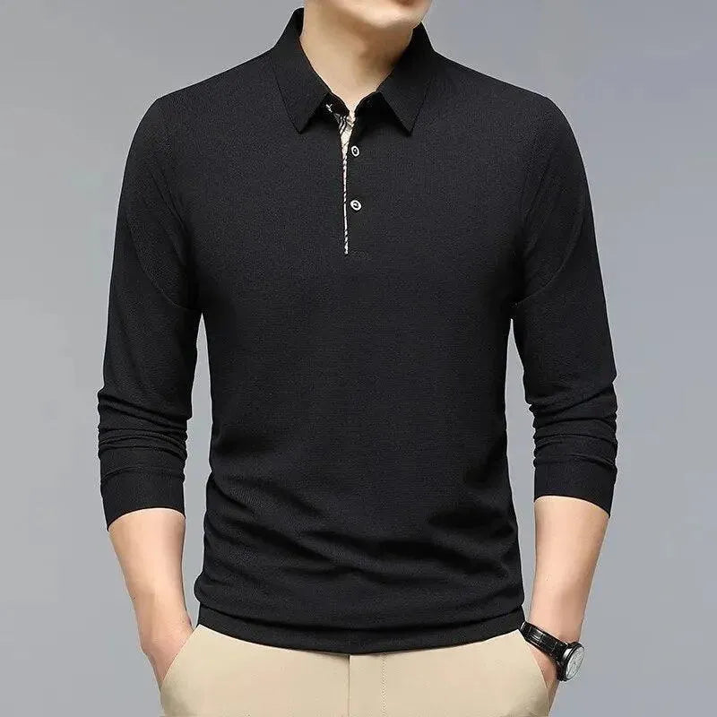 Long Sleeves Polo Shirt for Men - Polo Shirt - LeStyleParfait