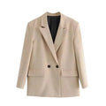 Loose Blazer Women - Casual - Plain-Solid - Women's Blazer - LeStyleParfait