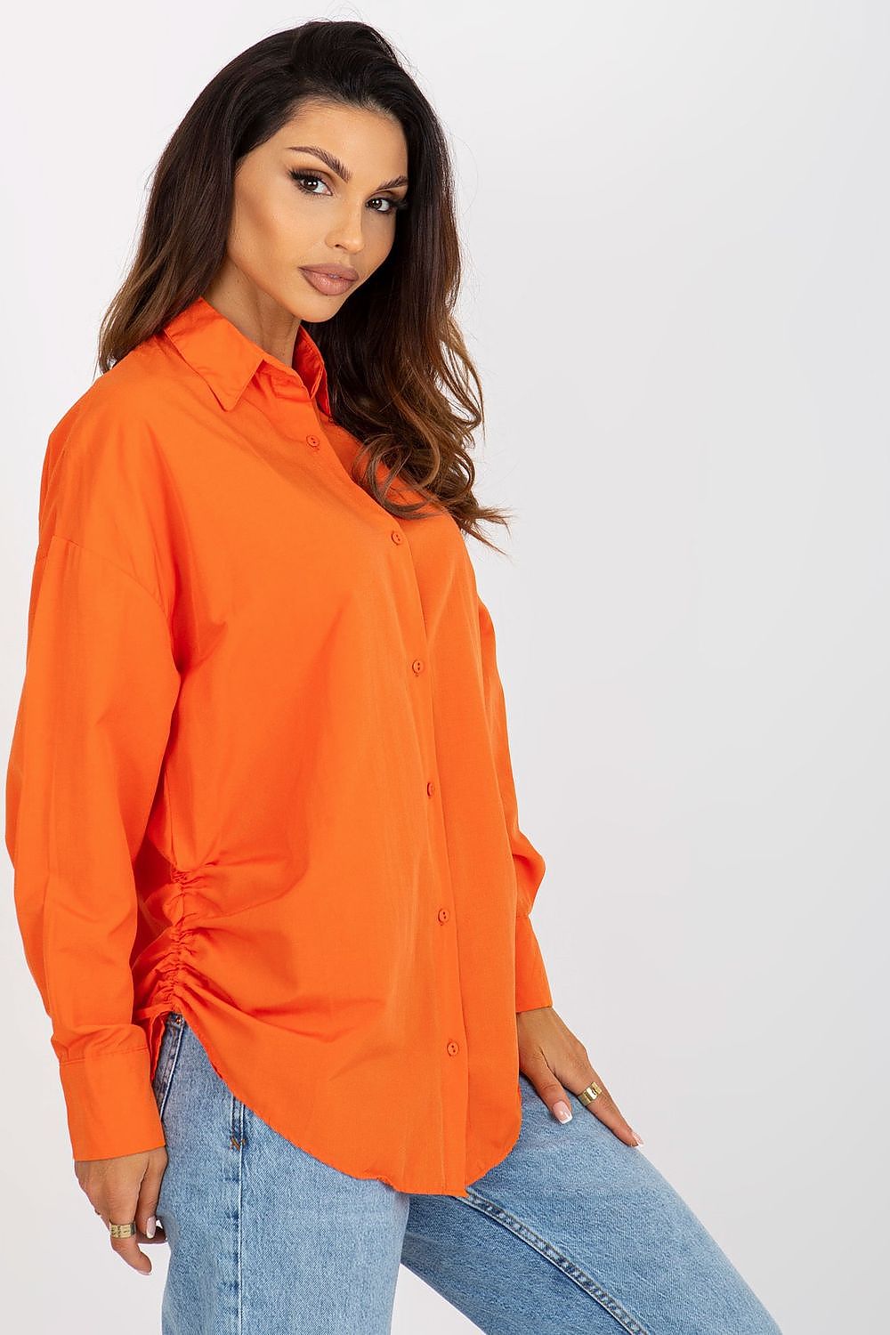 Loose Side Tie Women's Shirt-Women's Shirts-LeStyleParfait