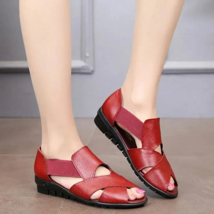Low Heel Sandals - Wedge Shoes - LeStyleParfait