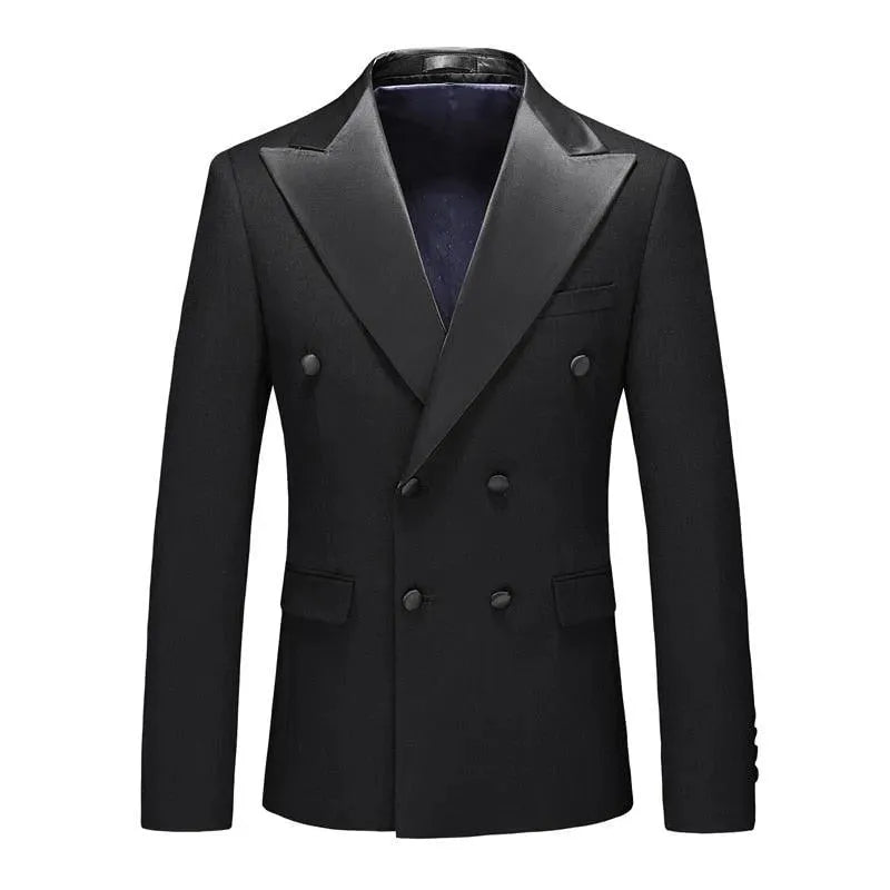 Luca Double-Breasted Tuxedo Suit - Tuxedo Suit - LeStyleParfait