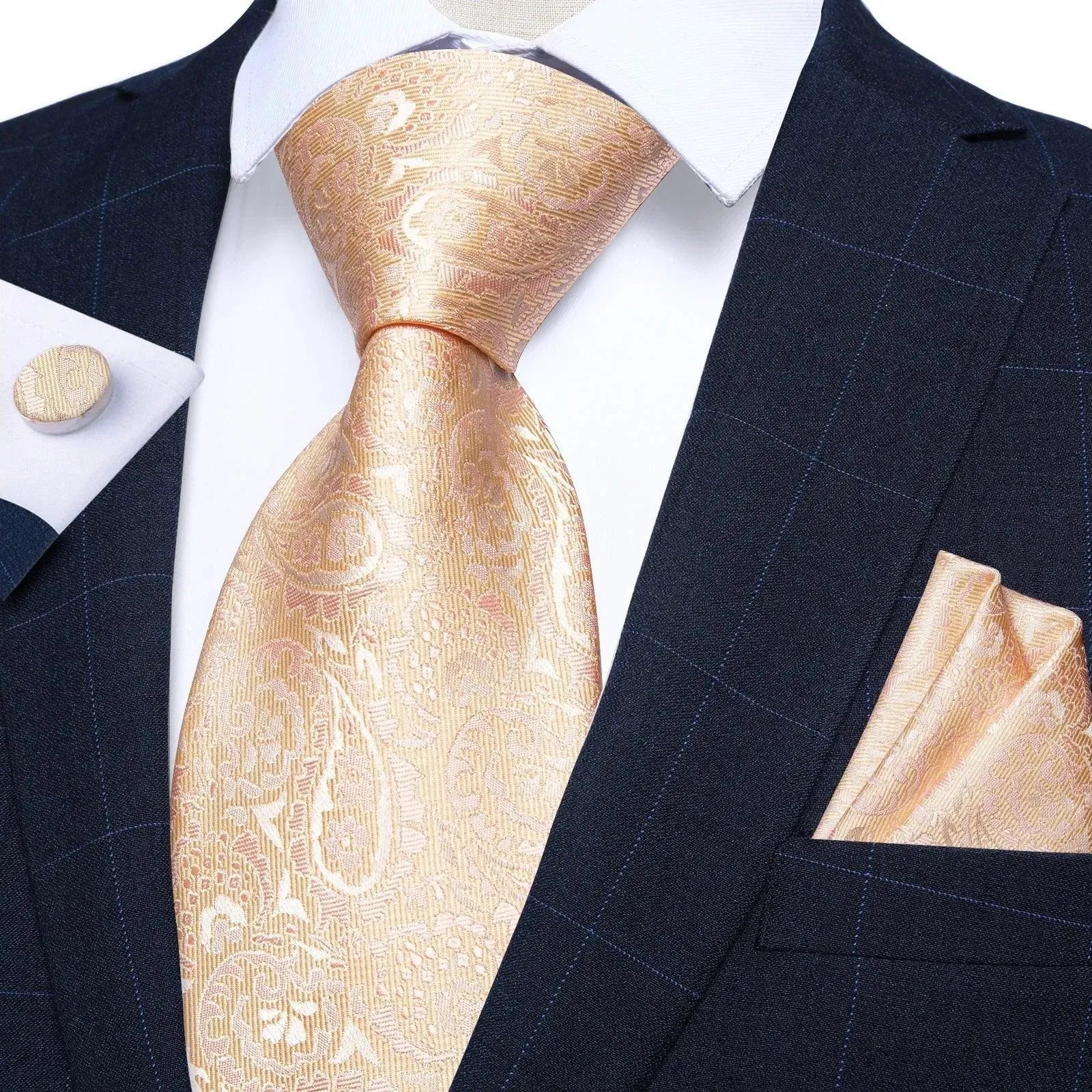 Luxury Paisley Necktie Set - Necktie - LeStyleParfait