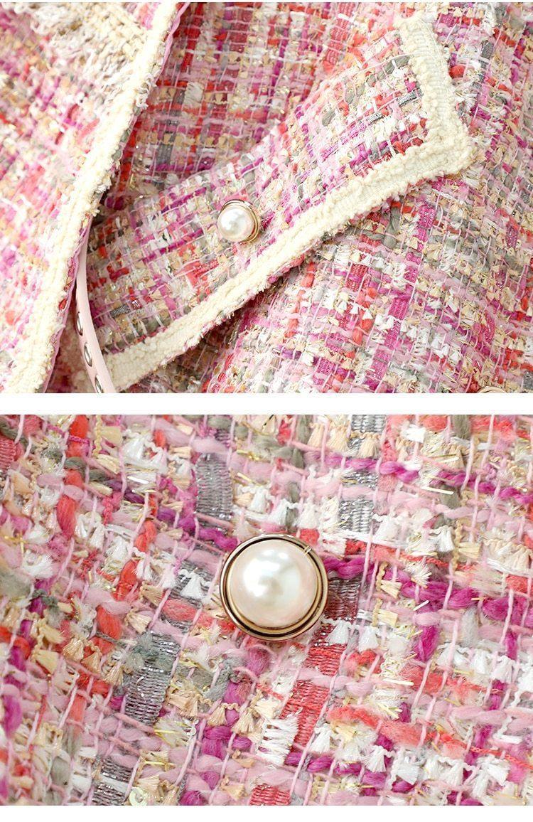 Luxury Pink Coat For Women - Coat - LeStyleParfait