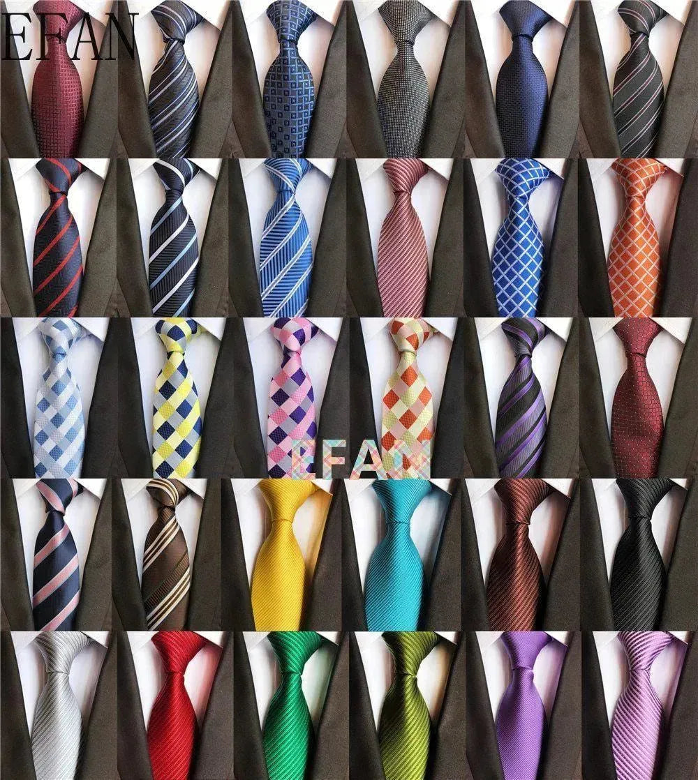 Luxury Silk Necktie, Striped, Plaid - Necktie | LeStyleParfait-Necktie