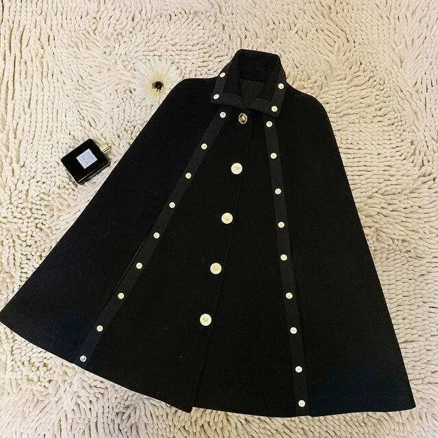 Majesty Winter Poncho Coat For Women - Poncho Coat - LeStyleParfait