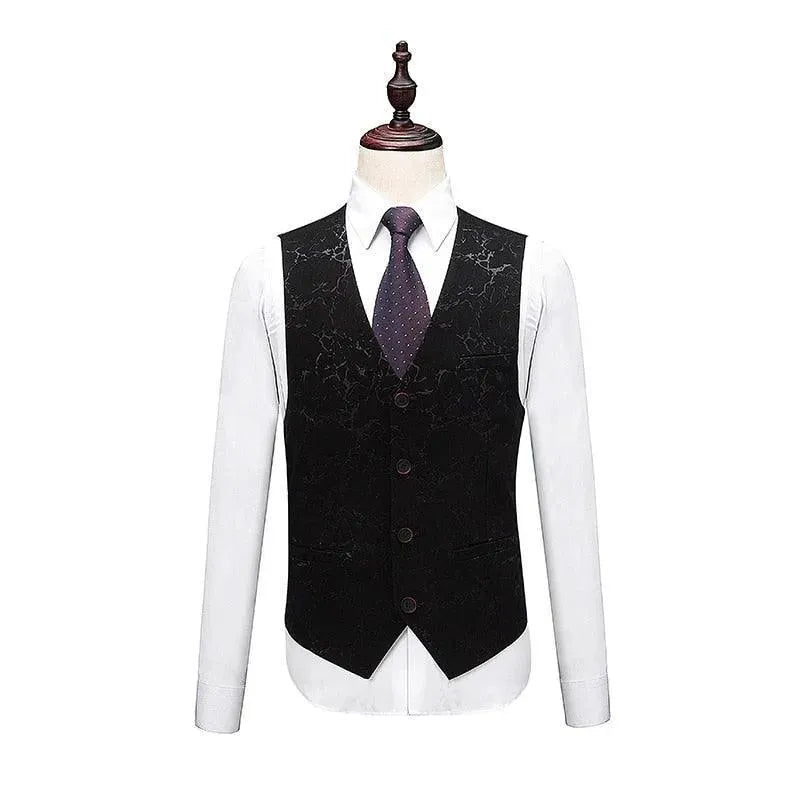 Vincenzo Luxury Galaxy 3- Piece Suit - Three Piece Suit - LeStyleParfait