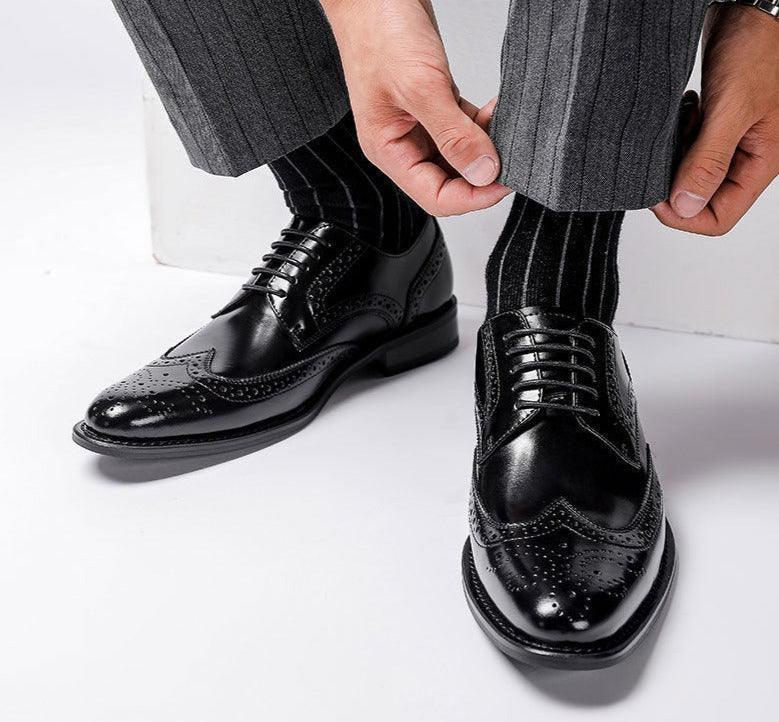 Men Dress Shoes - Giuseppe Oxford Shoes - Dress Shoes - LeStyleParfait