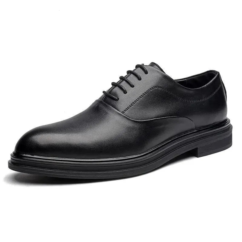 Men Dress Shoes - Ronald Leather Oxford Shoes - Dress Shoes - LeStyleParfait