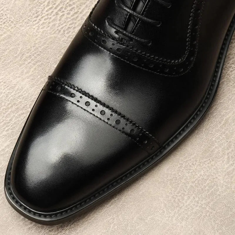 Men Dress Shoes - Russo Luxurious Oxford Shoes - Dress Shoes - LeStyleParfait