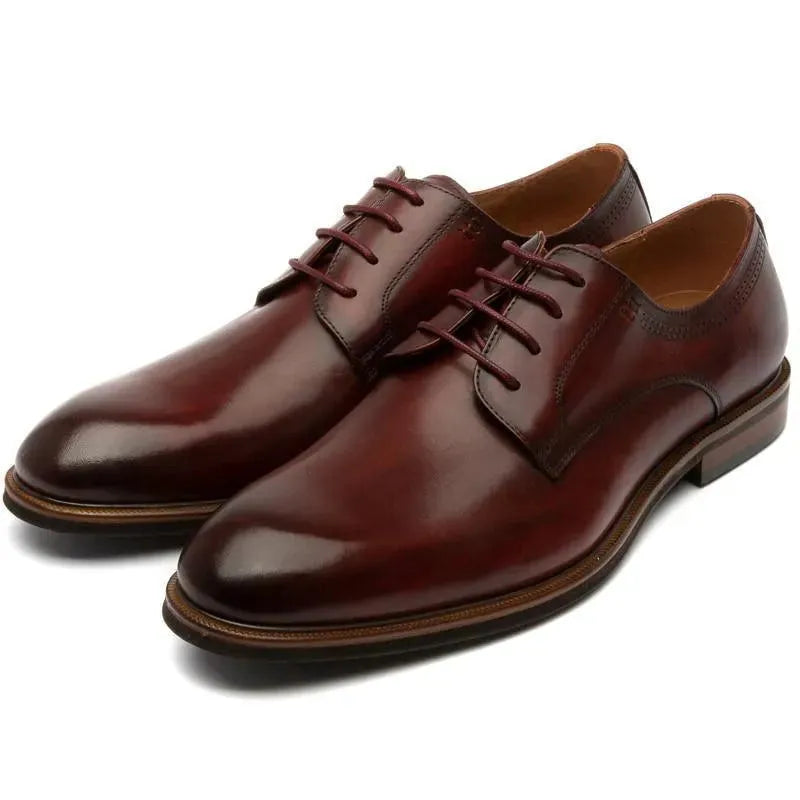 Men Dress Shoes - Samuele Italian Leather Shoes - Dress Shoes - LeStyleParfait