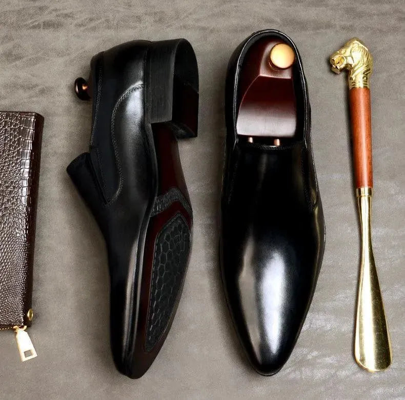 Men Dress Shoes - Valentino Italian Shoes - Dress Shoes - LeStyleParfait