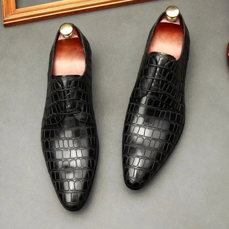 Men Dress Shoes - Wild Leather Shoes - Dress Shoes - LeStyleParfait