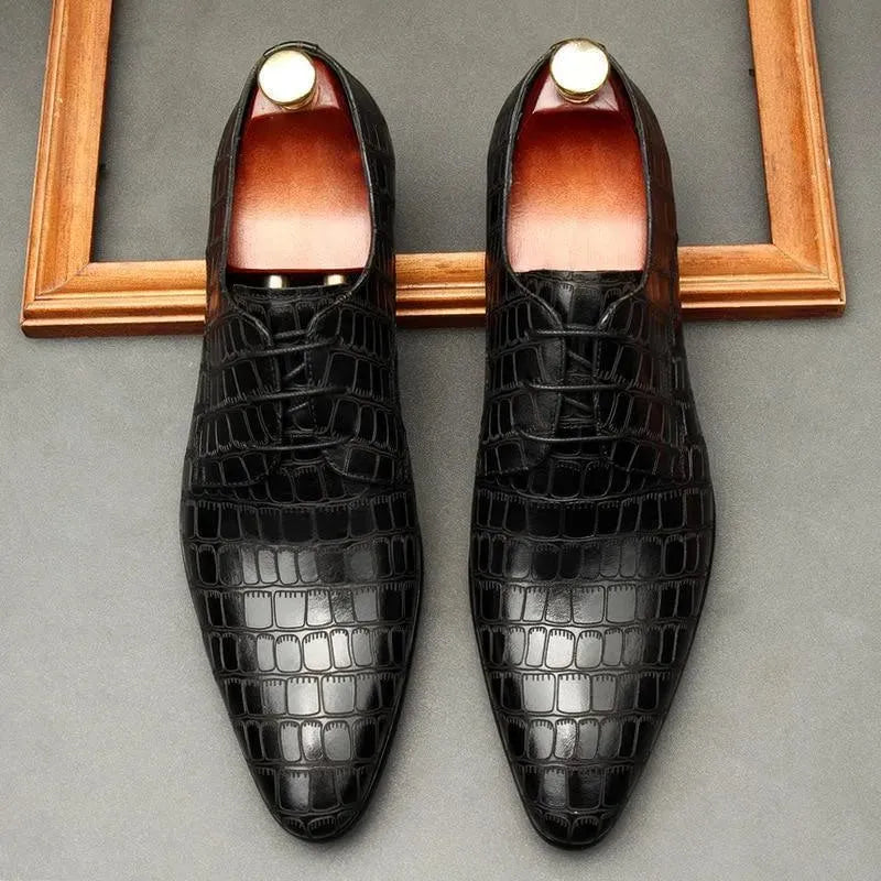 Men Dress Shoes - Wild Leather Shoes - Dress Shoes - LeStyleParfait