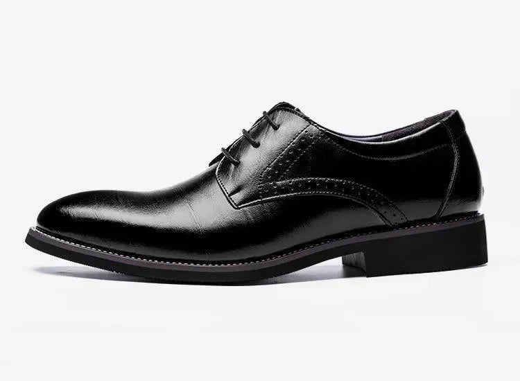 Men Dress Shoes - Wingtip Leather Shoes - Dress Shoes - LeStyleParfait