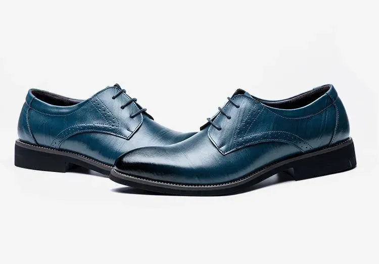 Men Dress Shoes - Wingtip Leather Shoes - Dress Shoes - LeStyleParfait