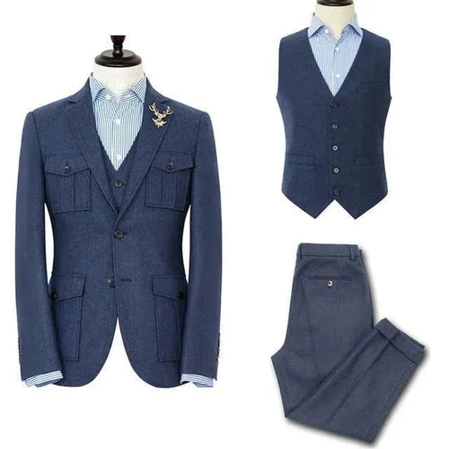 Horace King 3-Tweed Suit - Tweed Suit - LeStyleParfait