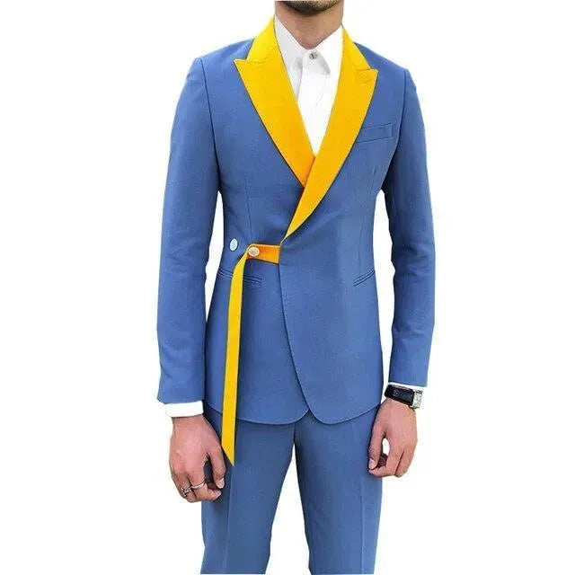 Korean Style Wedding Tuxedo Suit - Tuxedo Suit - LeStyleParfait