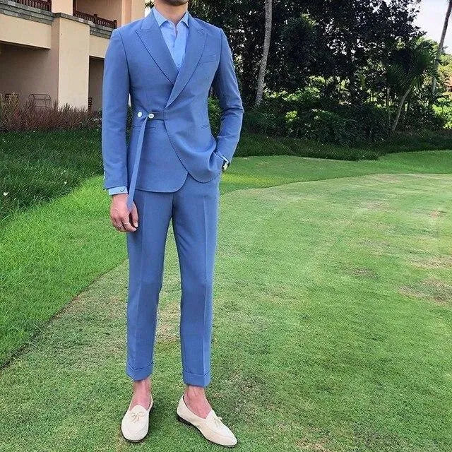 Korean Style Wedding Tuxedo Suit - Tuxedo Suit - LeStyleParfait