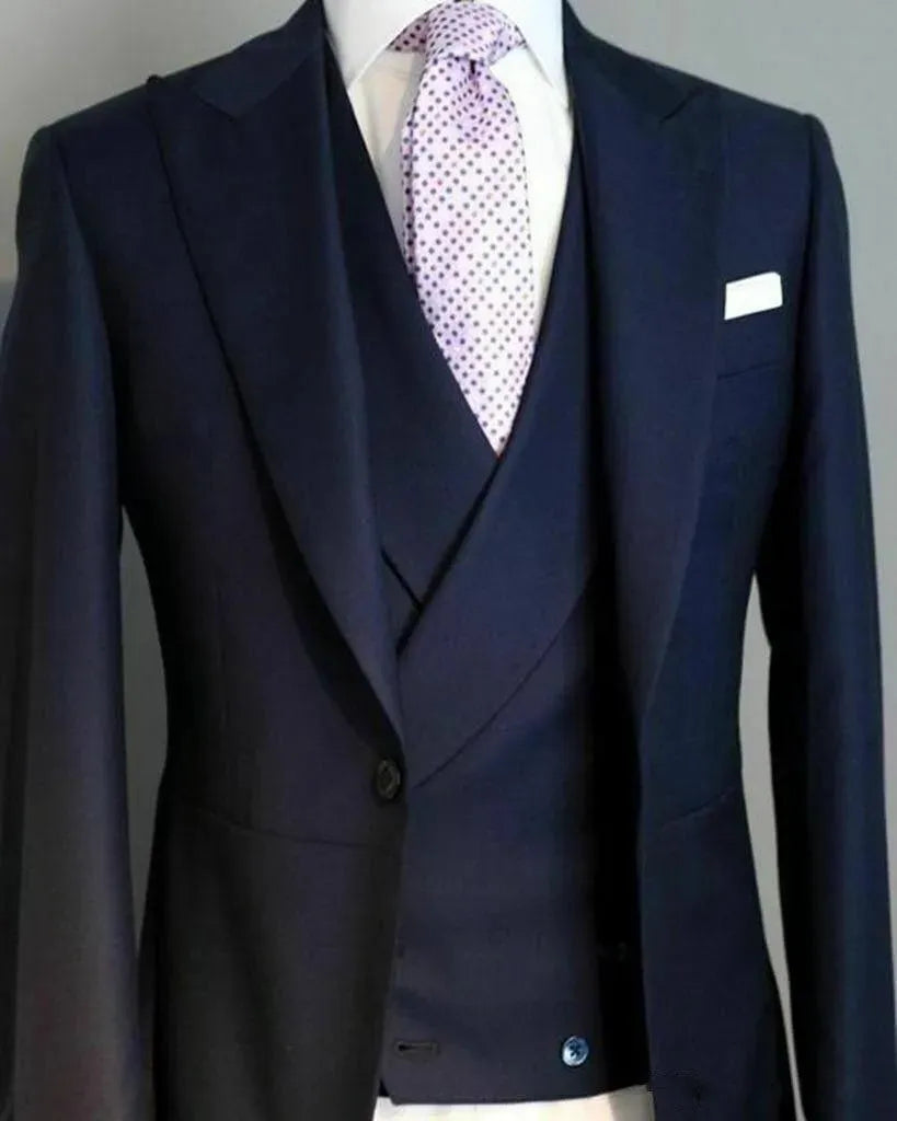 Man Of The Hour 3 Piece Suit - Tuxedo Suit - LeStyleParfait fashion image