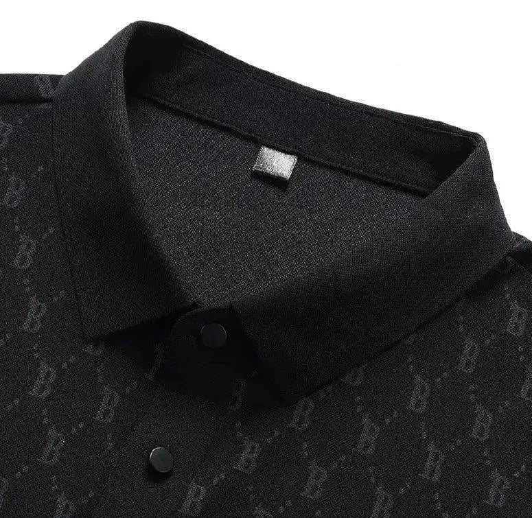 Men Printed Polo Shirt - Short Sleeved - Polo Shirt - LeStyleParfait