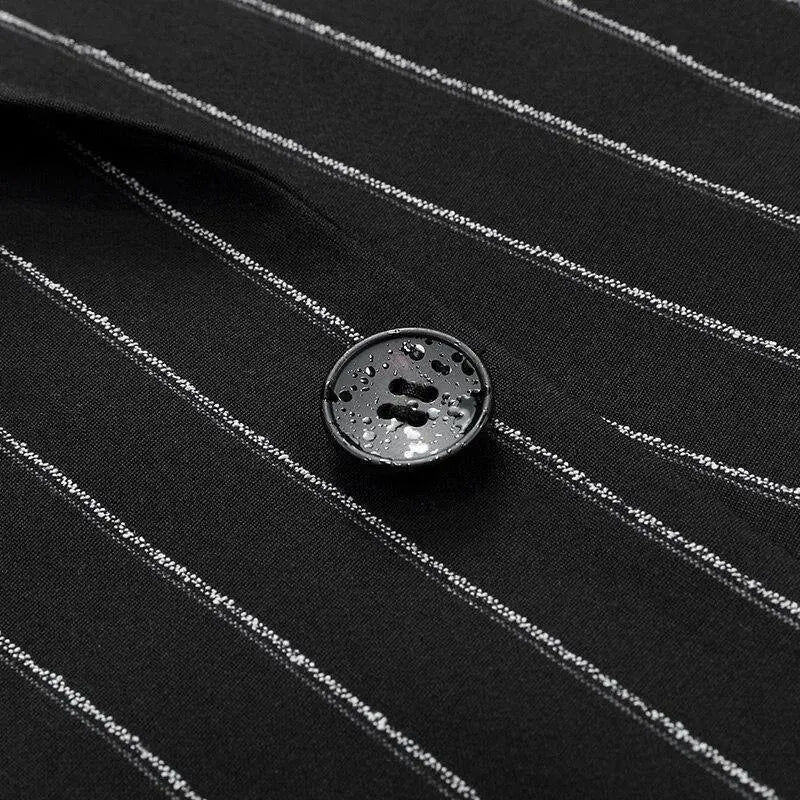 Deal Striker Pinstripes Three Piece Suit - Three Piece Suit - LeStyleParfait