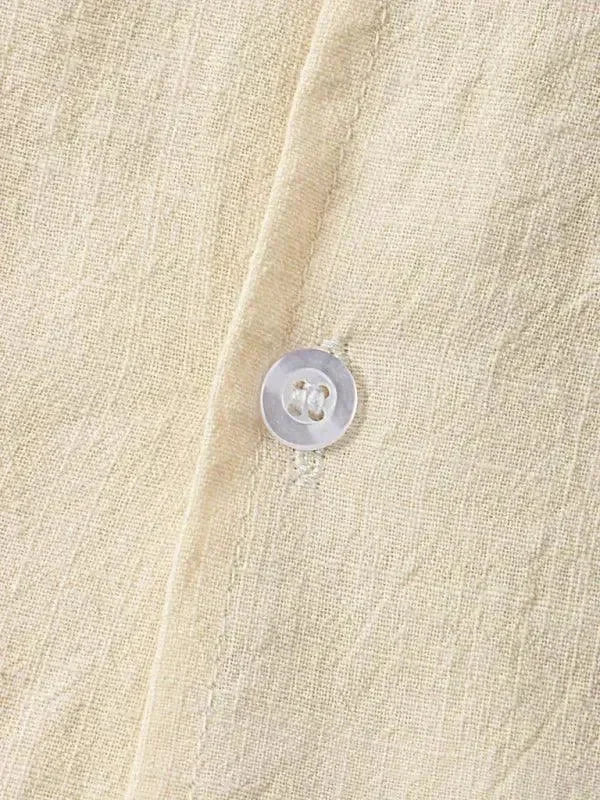 Men Relaxed Classic Linen Shorts Set - Solid Shorts Two-Piece Set - LeStyleParfait