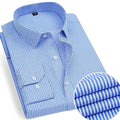 Men's Blue Striped Shirt - Striped Shirt - LeStyleParfait