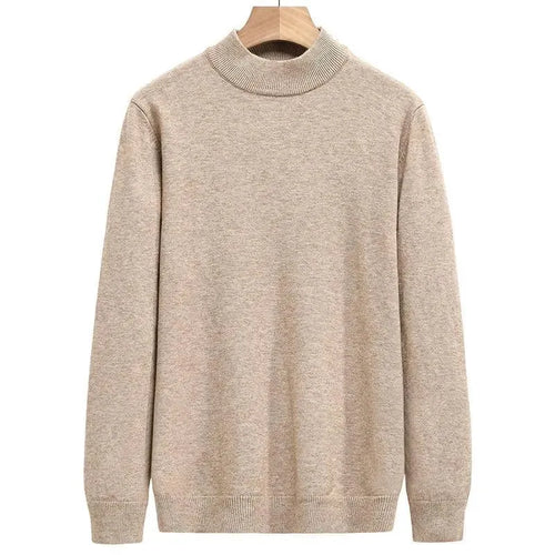 Men’s Classic Crew-Neck Pullover Sweater – Knit