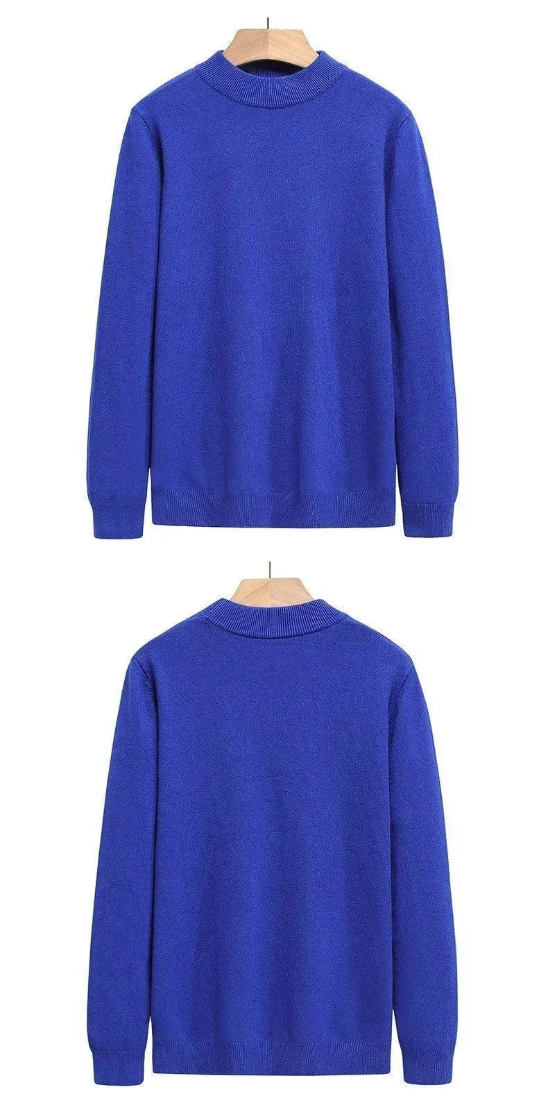 Men’s Classic Crew-Neck Pullover Sweater – Knit