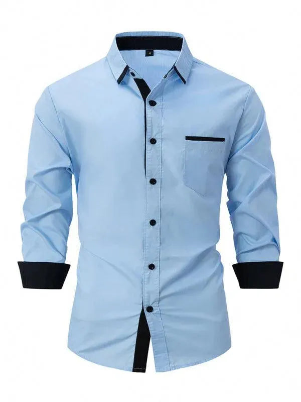 Men's Plain Casual Shirt - Casual Shirt - LeStyleParfait