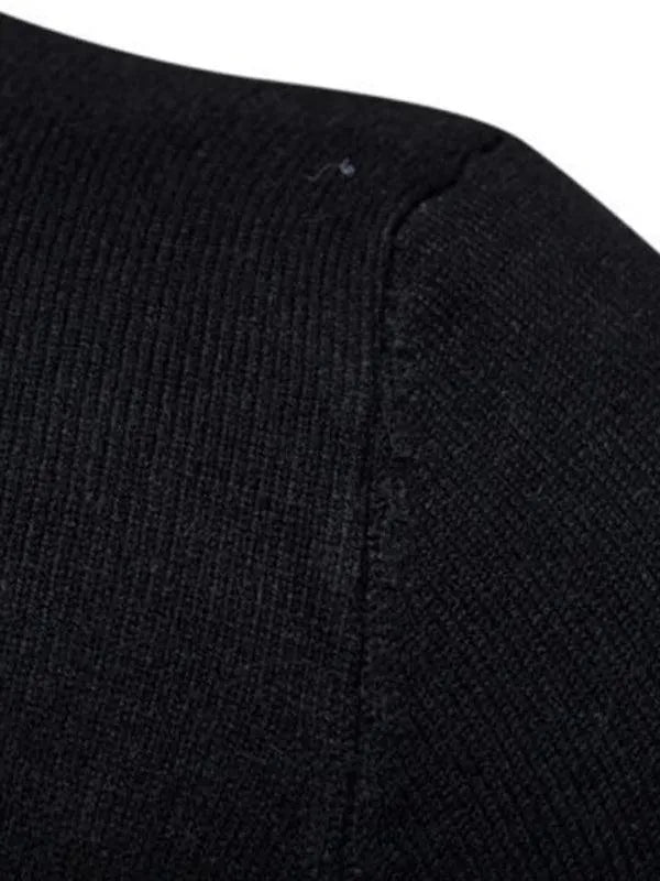 Men’s Slim Fit Turtleneck Pullover Sweater – Knit