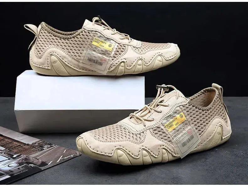 Men's Sneakers - Low-Top Sneakers - Lace-Up Spring-Summer Sneakers