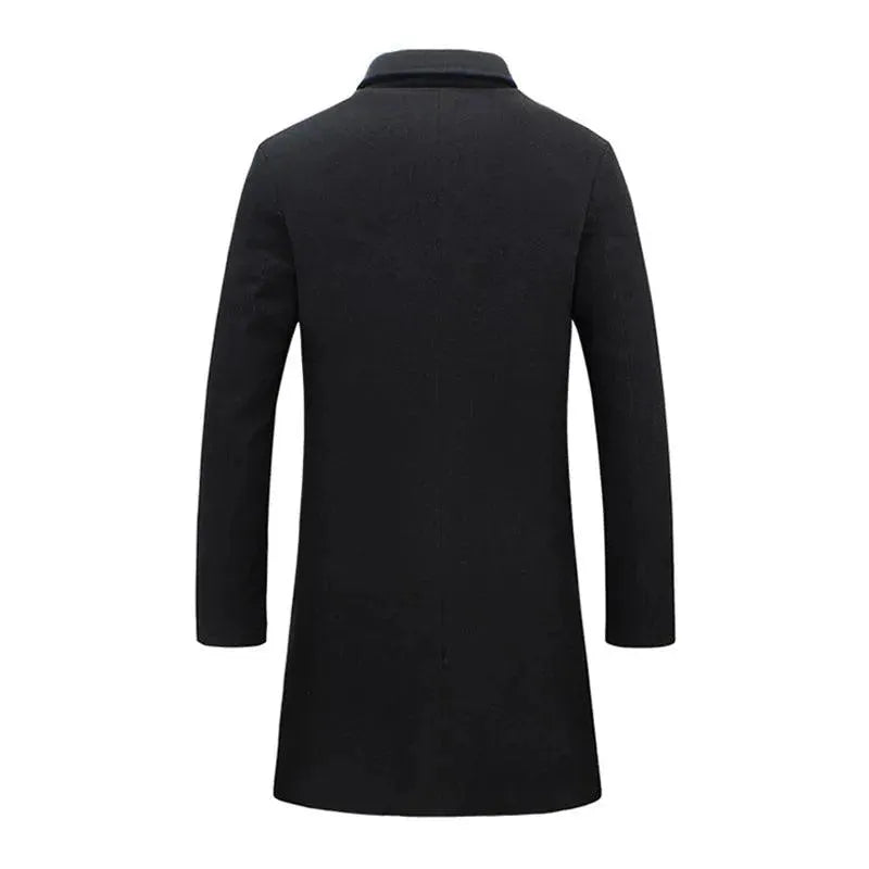 Men's Woolen Overcoat Fashion - Overcoat - LeStyleParfait