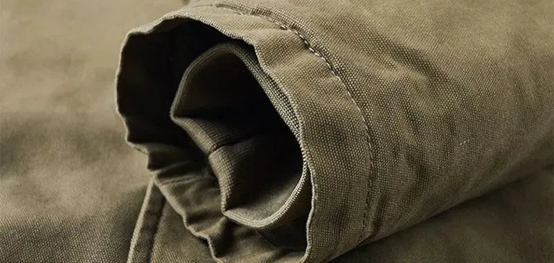 Men Safari Jacket With Slip Pockets - Casual Jacket - LeStyleParfait