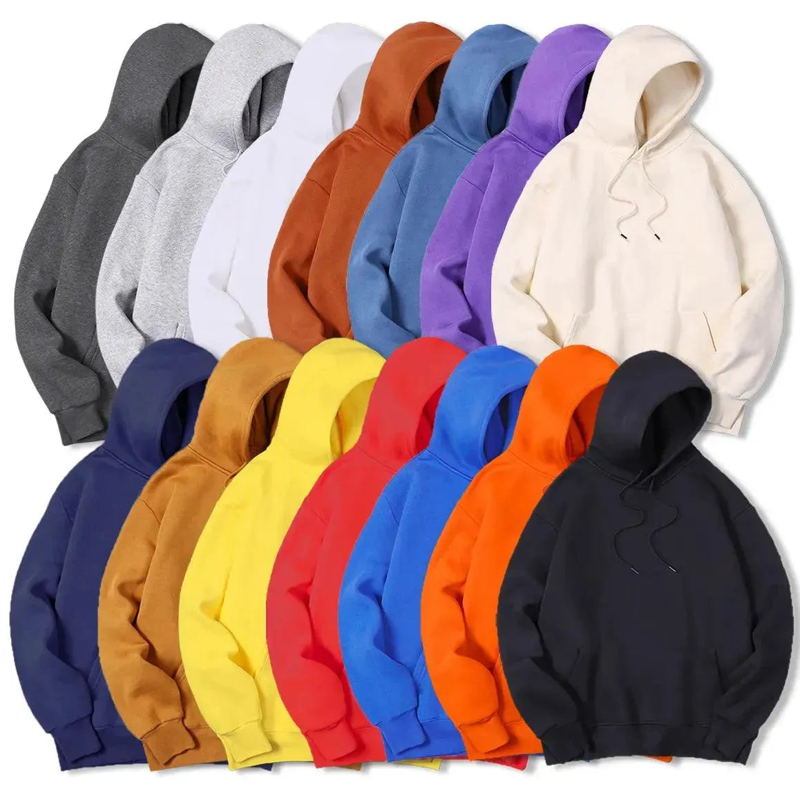 Men Solid Casual Hoodies - Men Hoodie - LeStyleParfait