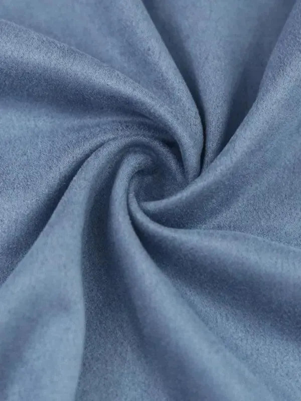 Men Stylish Buttoned Jogger Two-Piece Set - Solid Jogger Two-Piece Set - LeStyleParfait