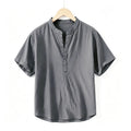 Men's Cotton Linen Summer Shirt-Men Shirts-LeStyleParfait