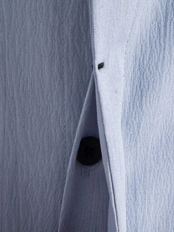 Men's Loose Cotton Linen Shirt-Men Shirts-LeStyleParfait