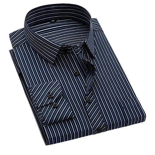 Men's Plain Short Sleeve Shirt-Men Shirts-LeStyleParfait
