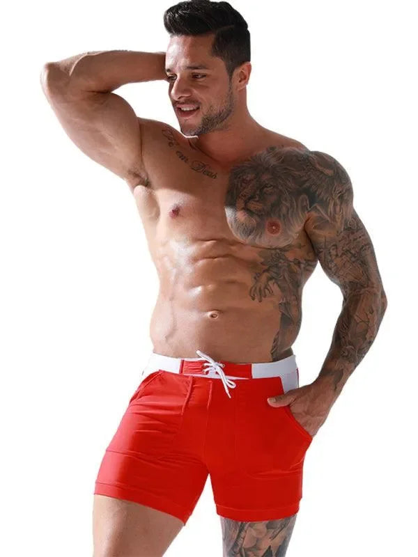 Buy Men's Pocket Lined Tethered Swim Shorts exclusive at-