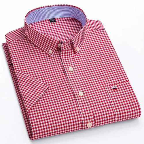 Men's Slim Fit Striped Shirt-Men Shirts-LeStyleParfait